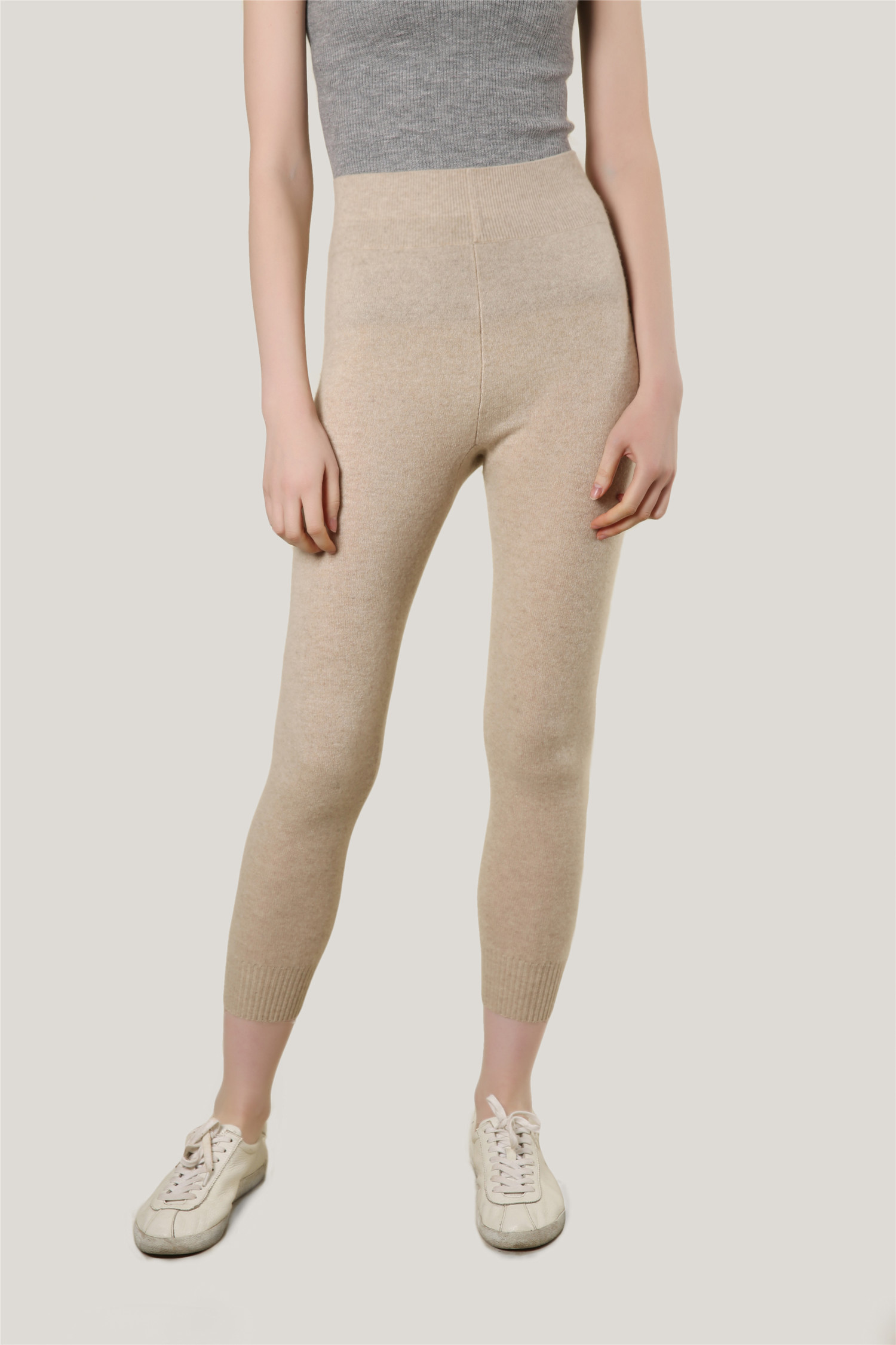 Cashmere Tight Pants 12GG