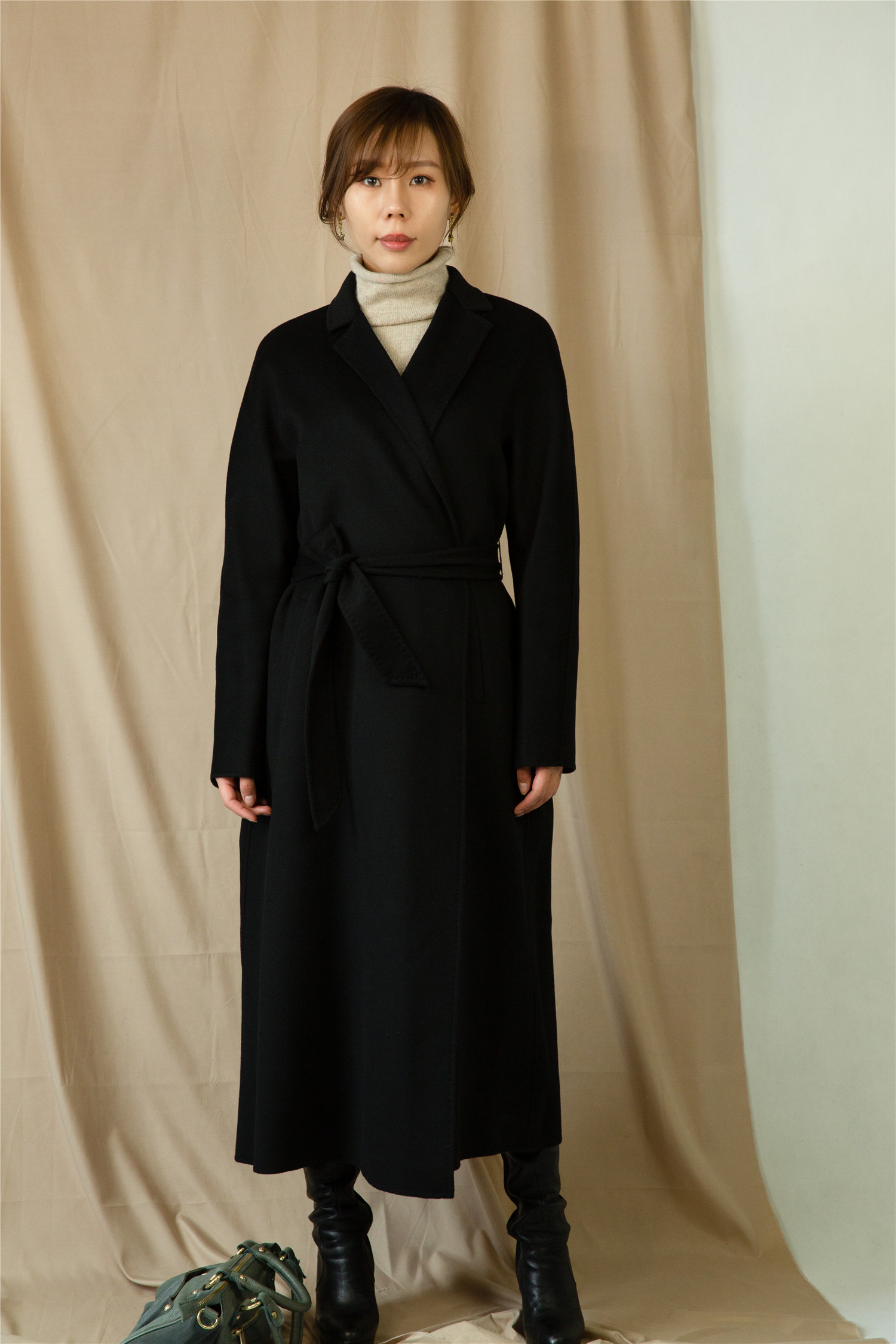 Wrap Coat with Belt