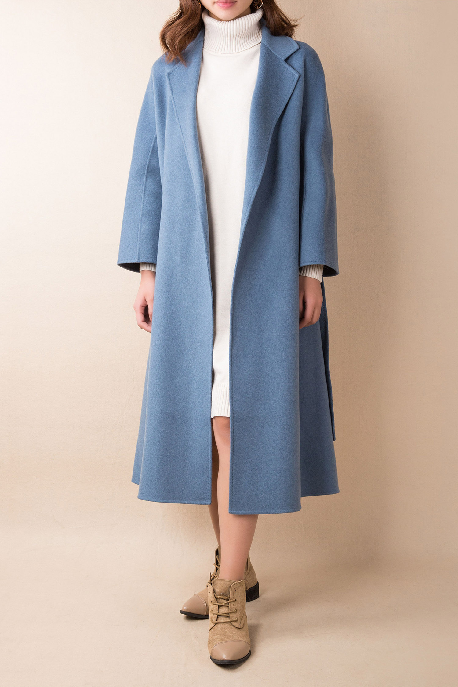 Wrap Coat with Pockets