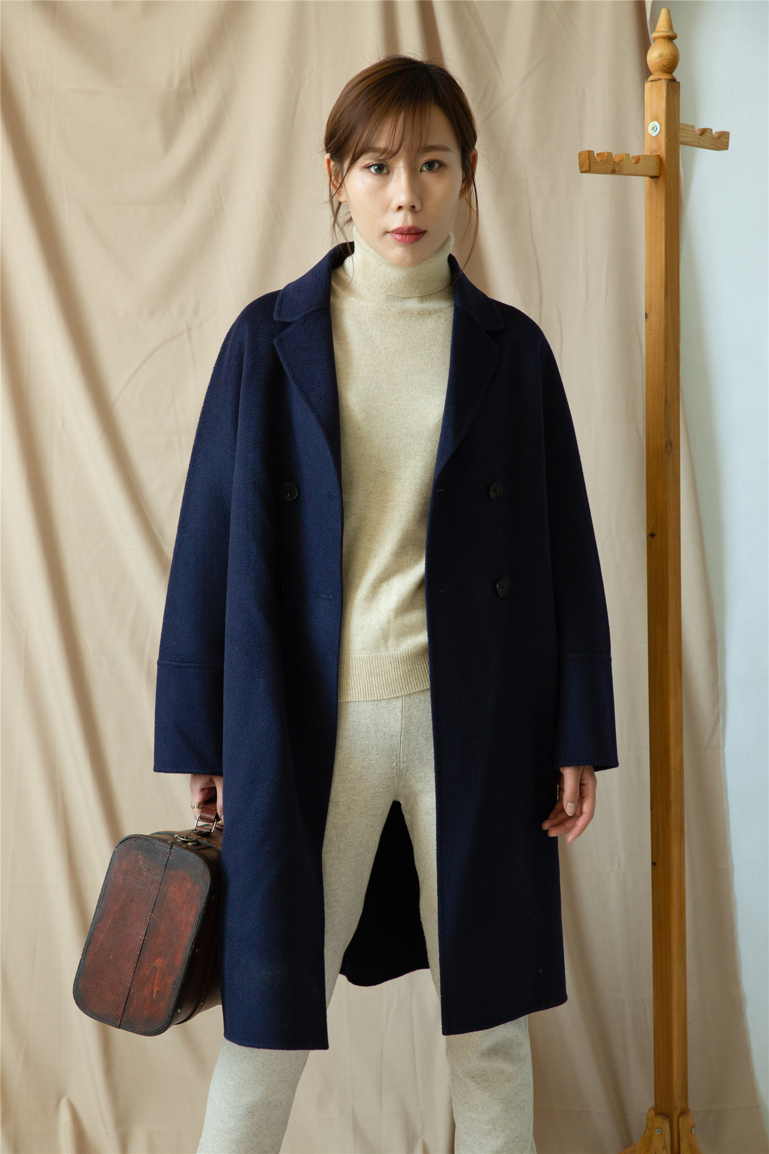 Short Coat with Belt